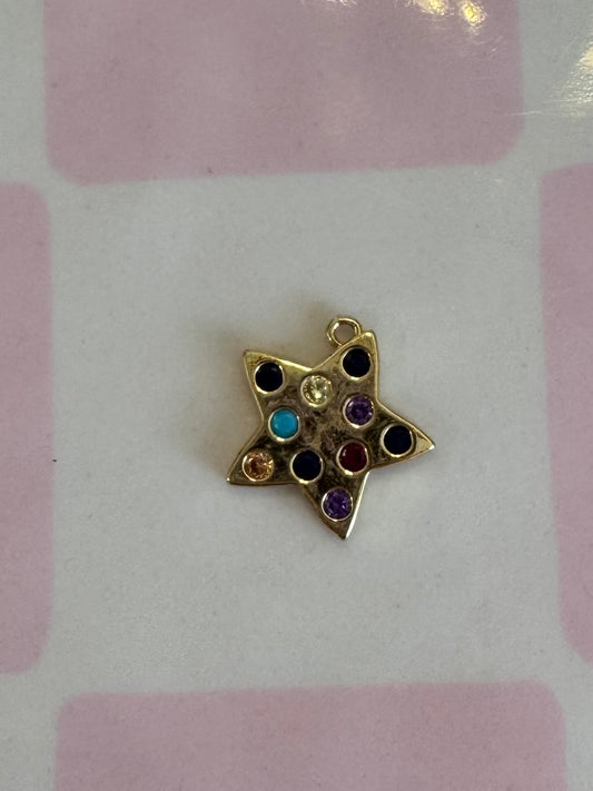 Rainbow Star Charm
