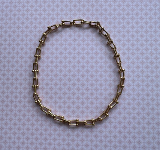 Tiffany”seque” Gold Link Chain
