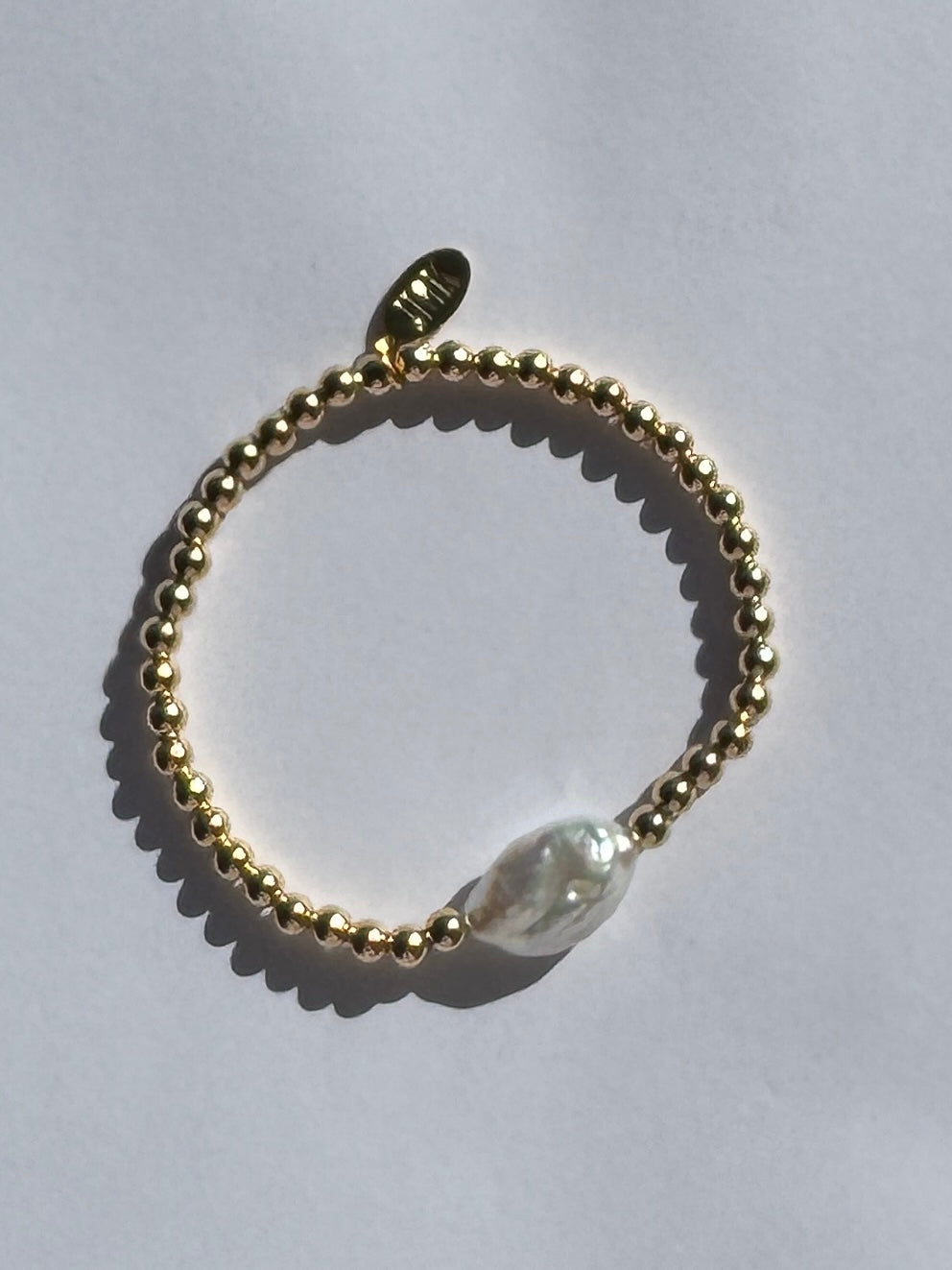 Baroque Pearl Beaded Bracelet