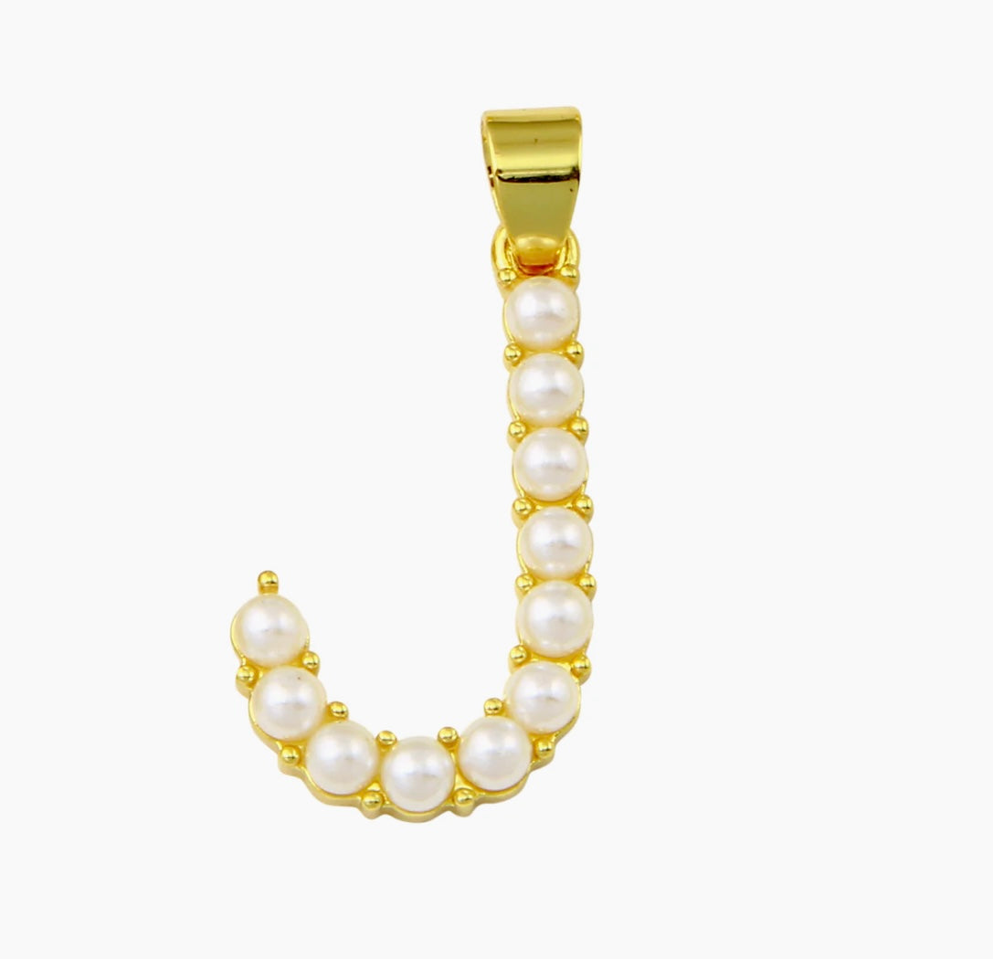 Large Pearl Initials