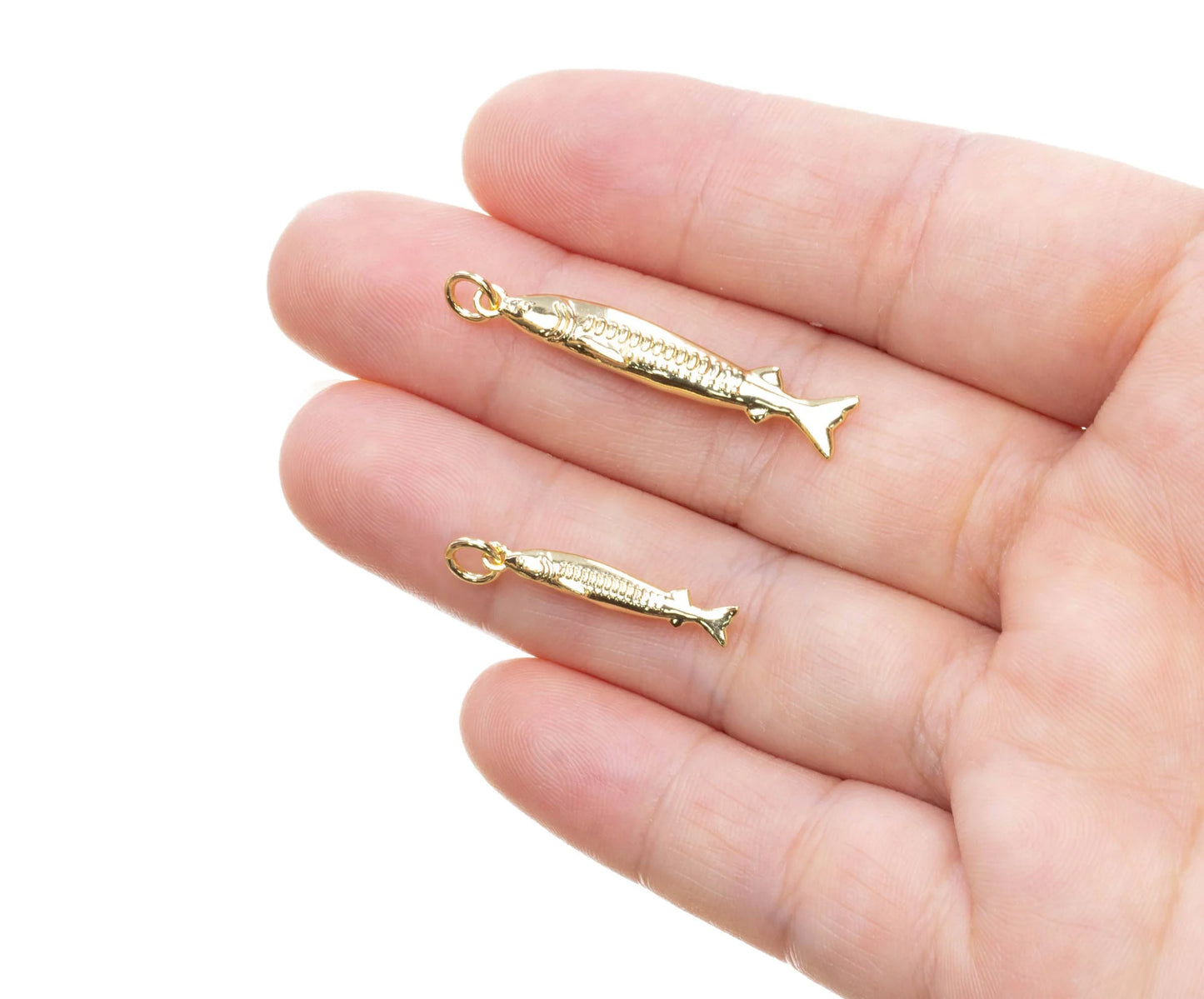 Gold Elongated Fish