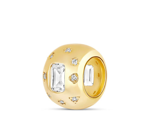 Center Stone Spacer Charm