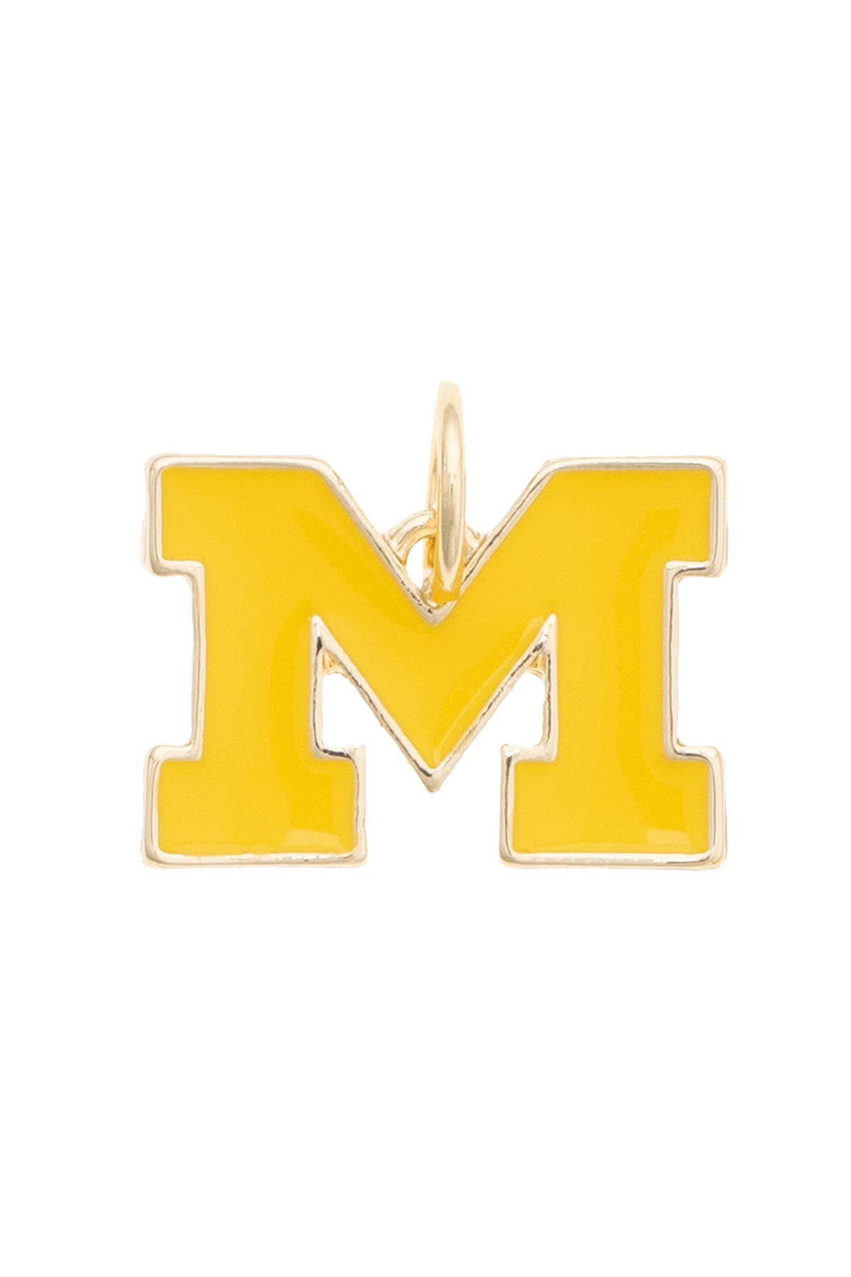 Michigan Wolverines Logo Charm