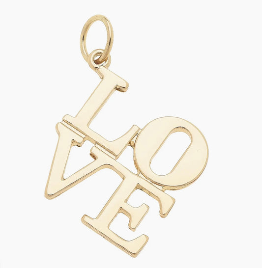 LOVE Stacked Charm