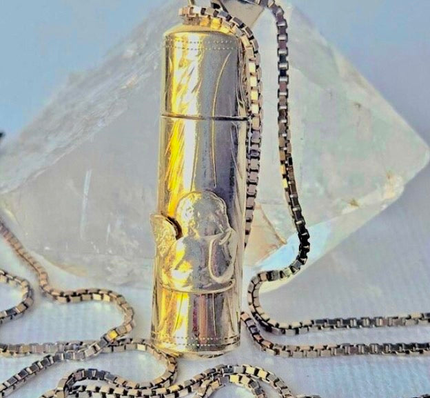 Vintage Cherub Locket