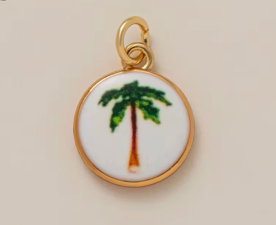 Florida Palm Tree Charm