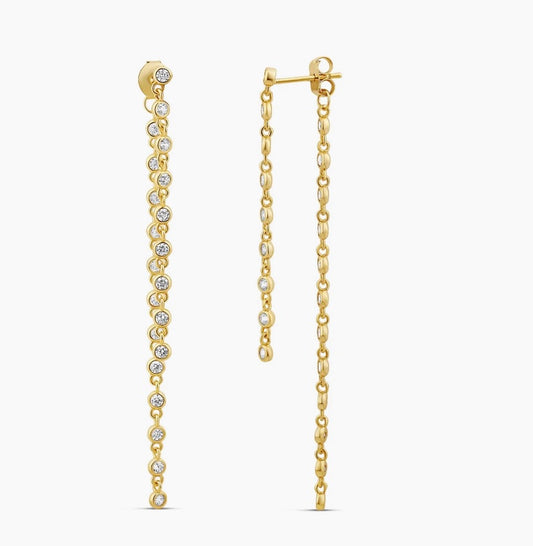 Bezel Drip Earrings