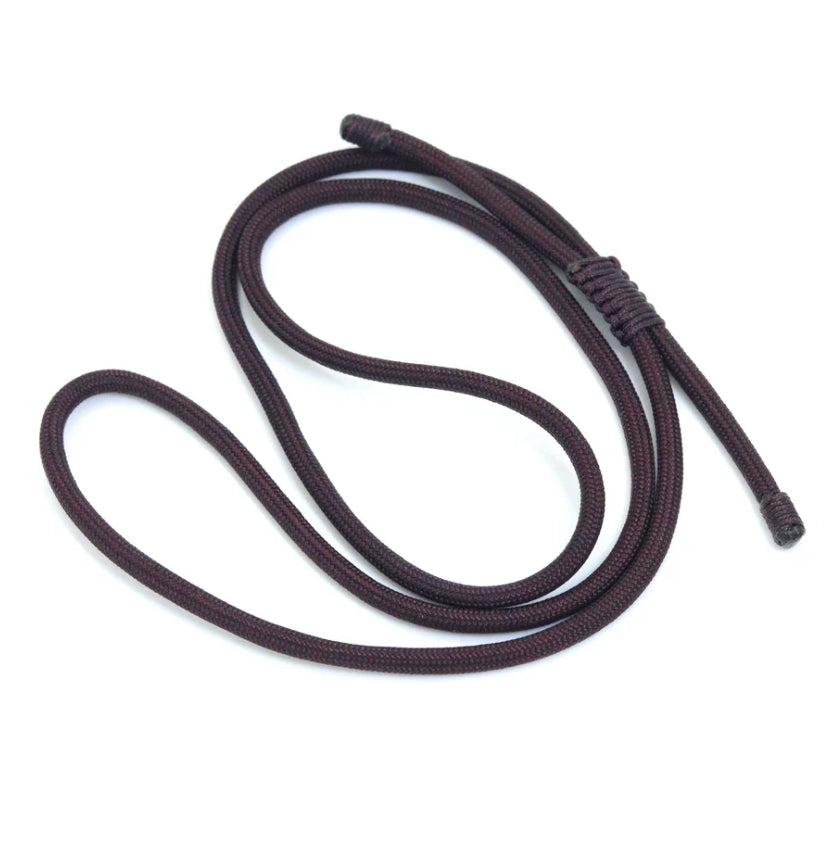 Chocolate Brown Nylon Cord Necklace