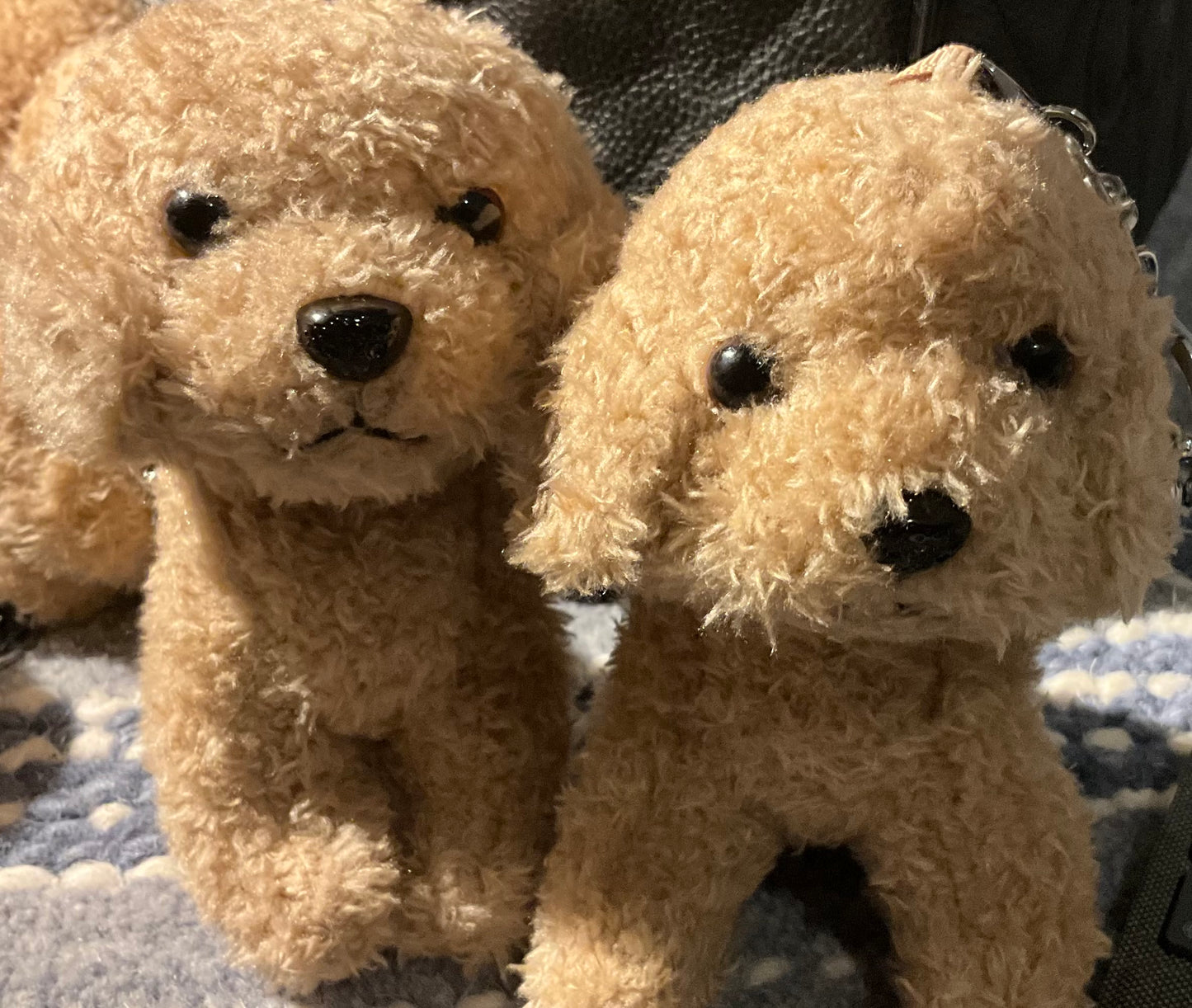 Stuffed Puppy Keychain/Bag Charm