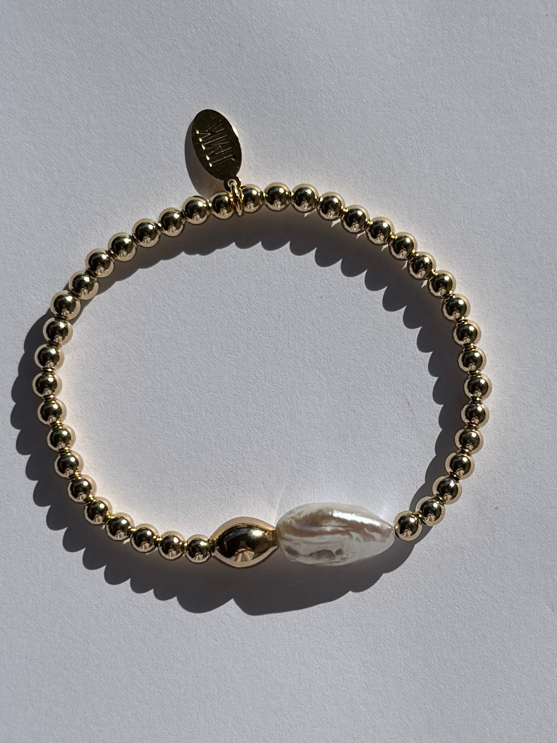 Baroque Pearl Beaded Bracelet