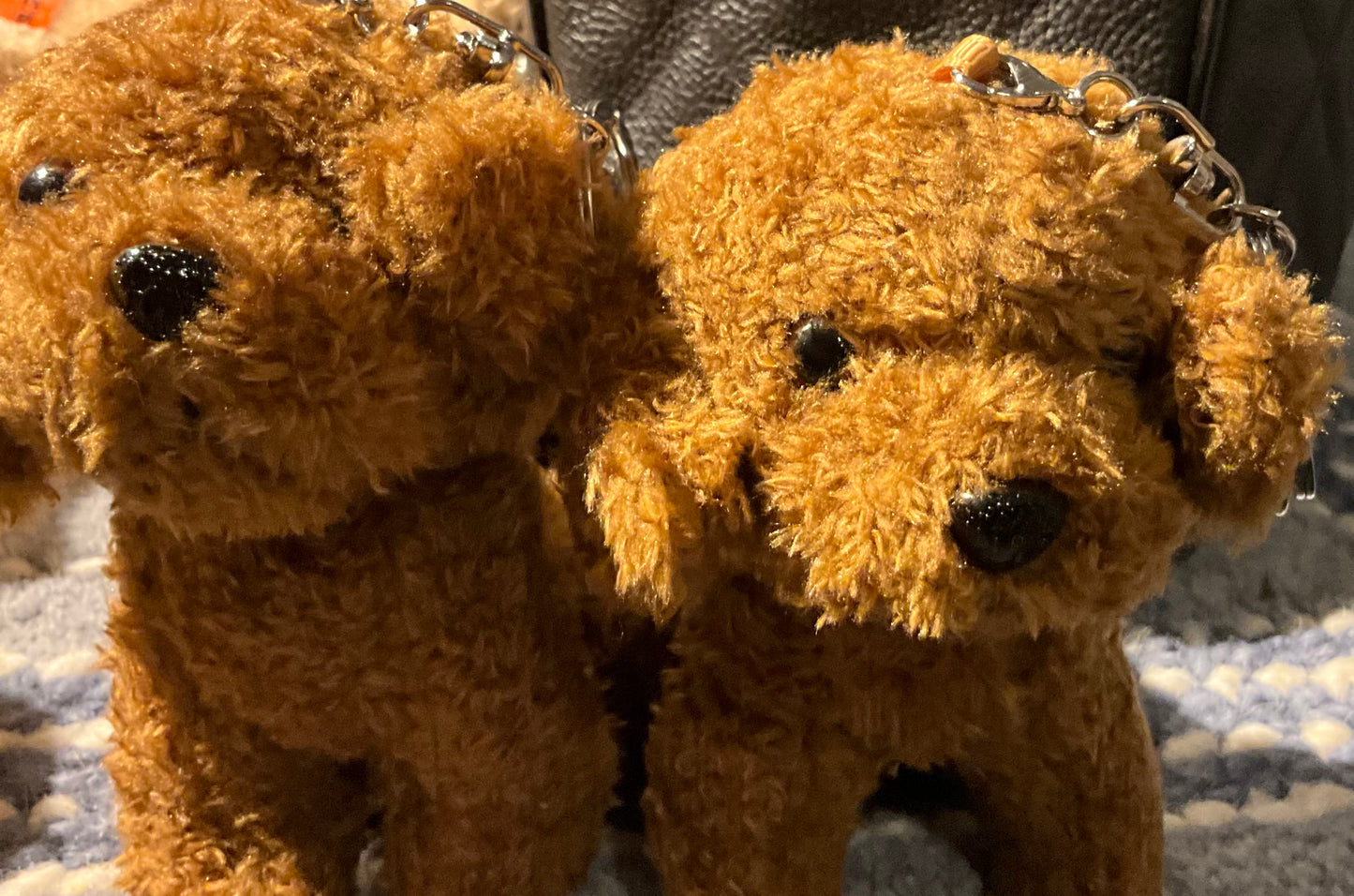 Stuffed Puppy Keychain/Bag Charm
