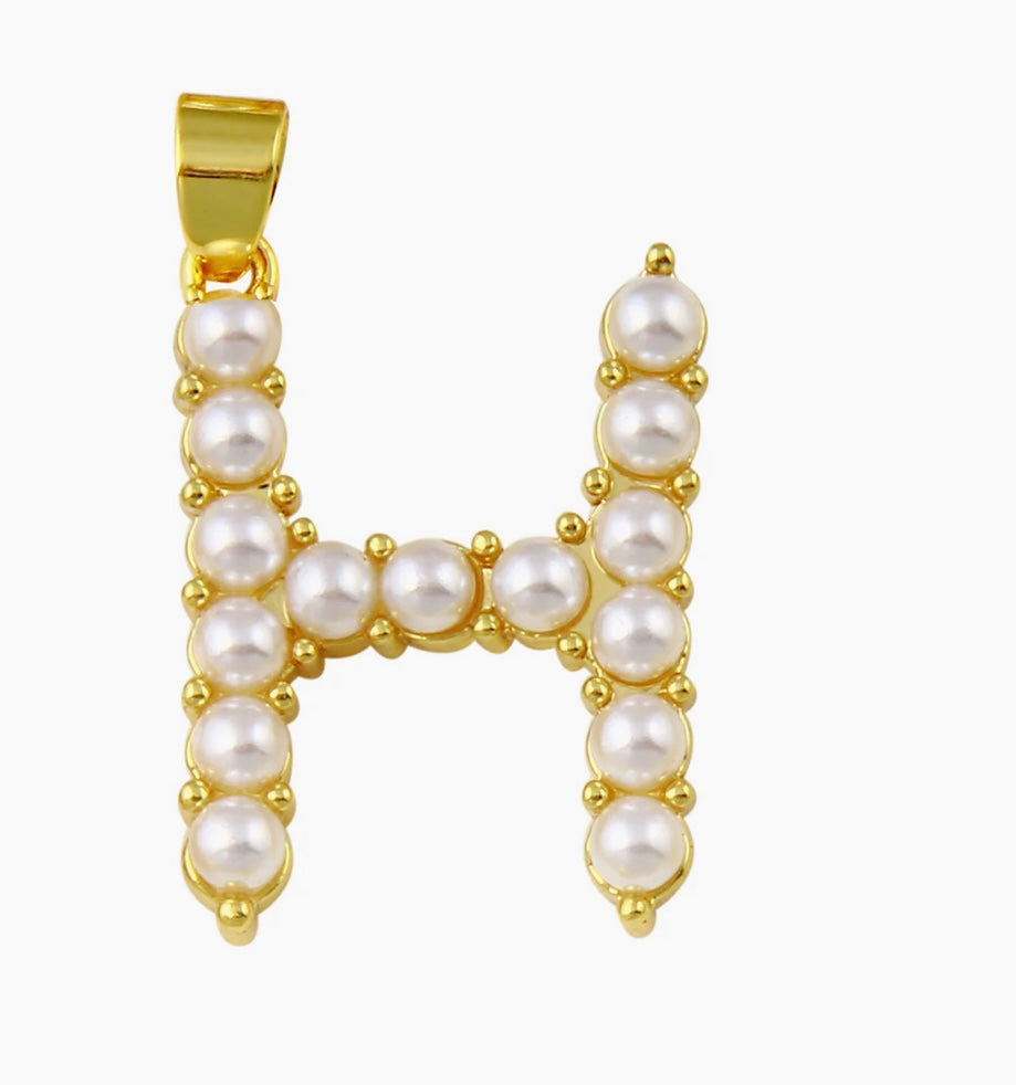 Large Pearl Initials