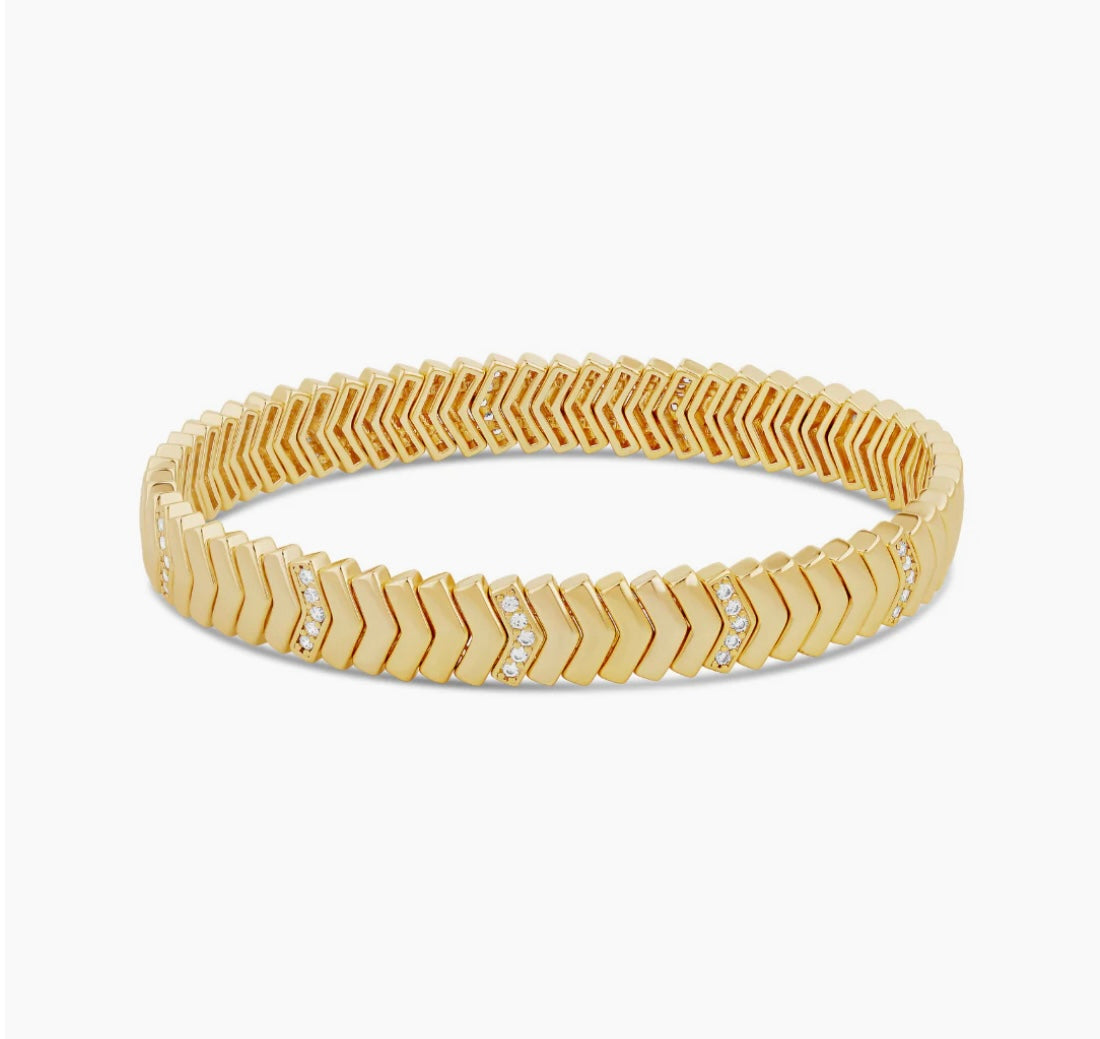 Pave Arrow Stretch Bracelet