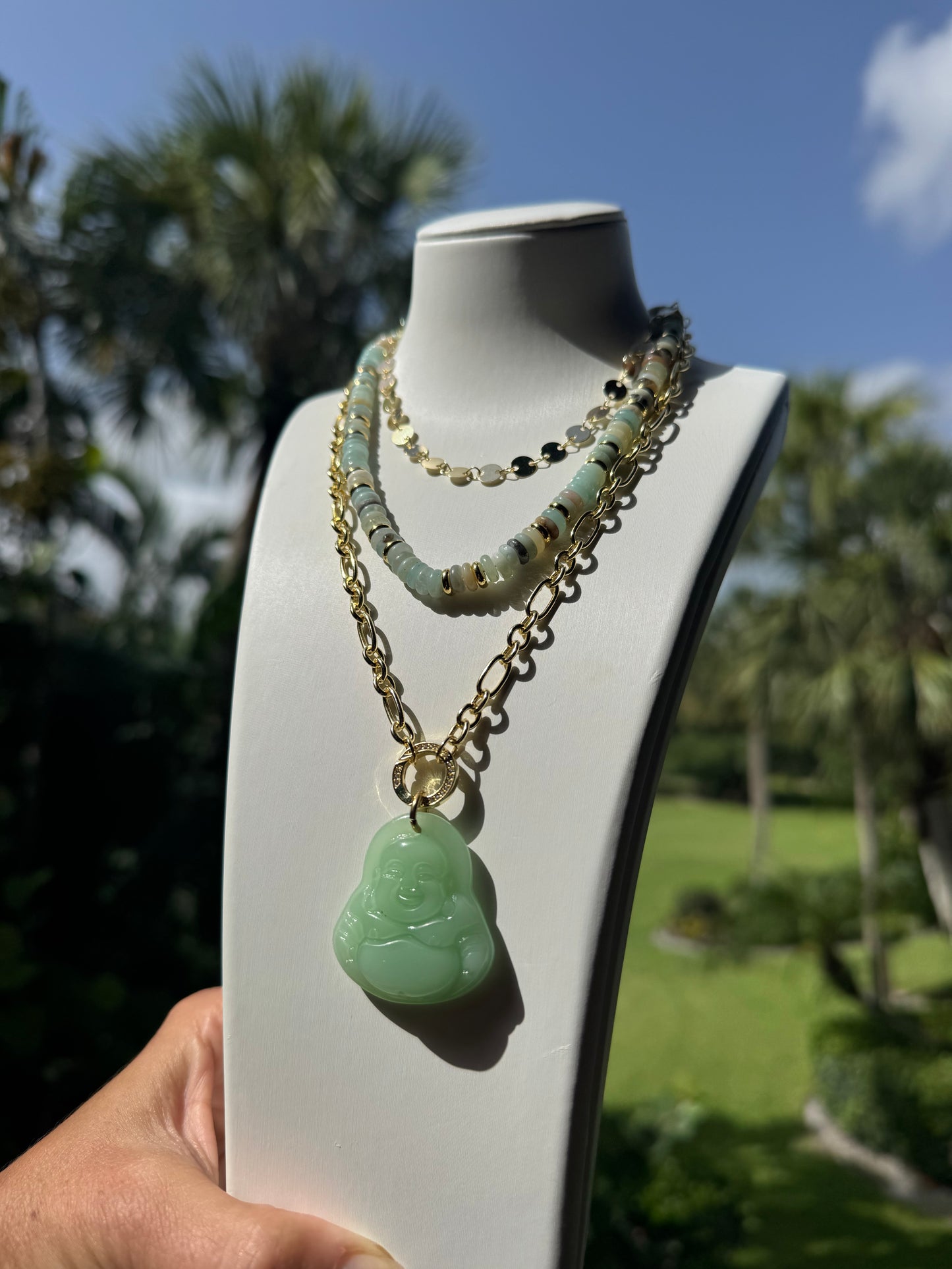 Carved Jade Buddha