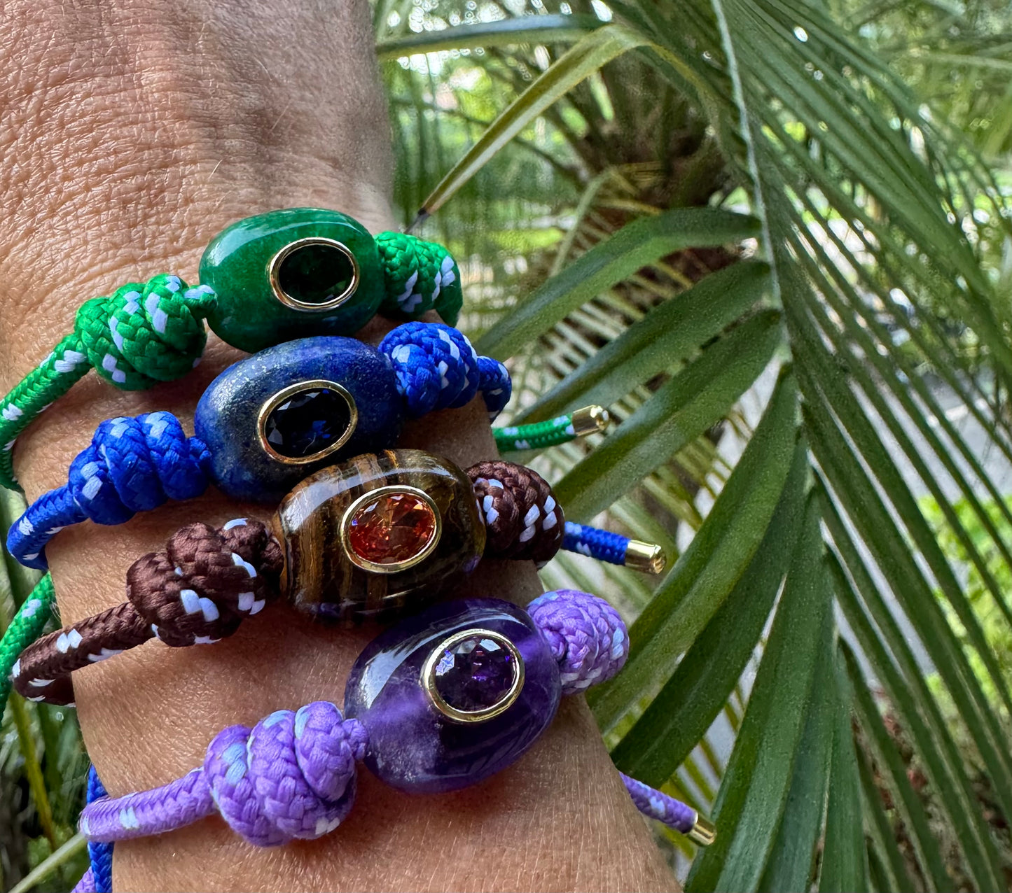 Paracord Gemstone Bracelets