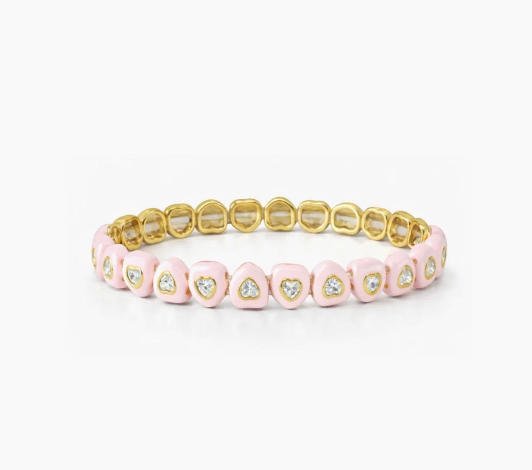 Candy Crush Stretch Heart Bracelets