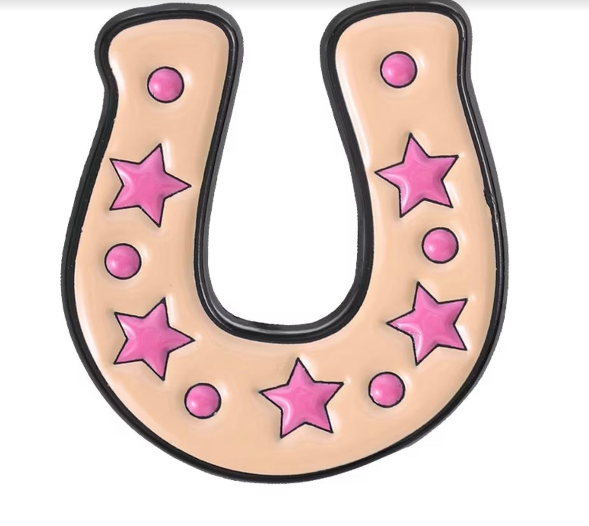 Pastel Horse Shoe Pins