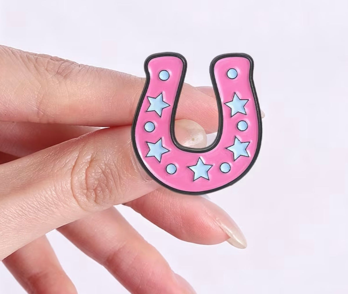 Pastel Horse Shoe Pins