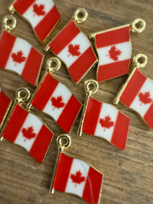 Canadian Flag Charm