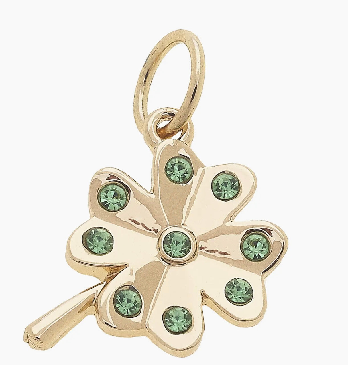 Green Pave Gold Clover