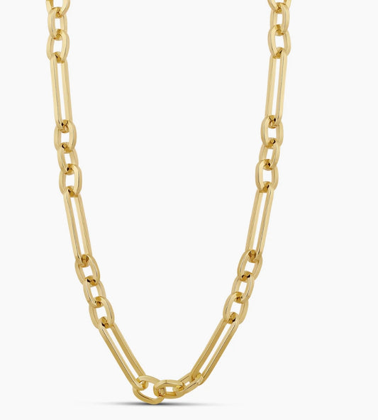 Elongated Paperclip Necklace