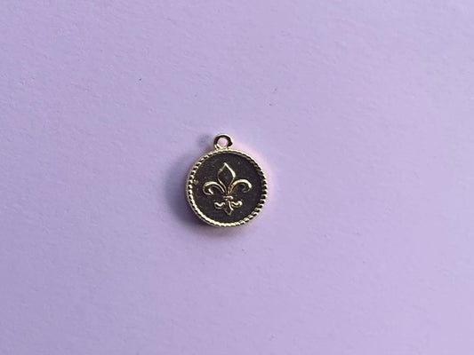 Mini Fleur De Lis Charm