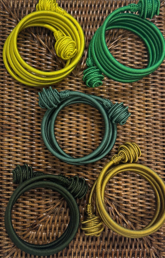 Woven Silk Moroccan Braclets