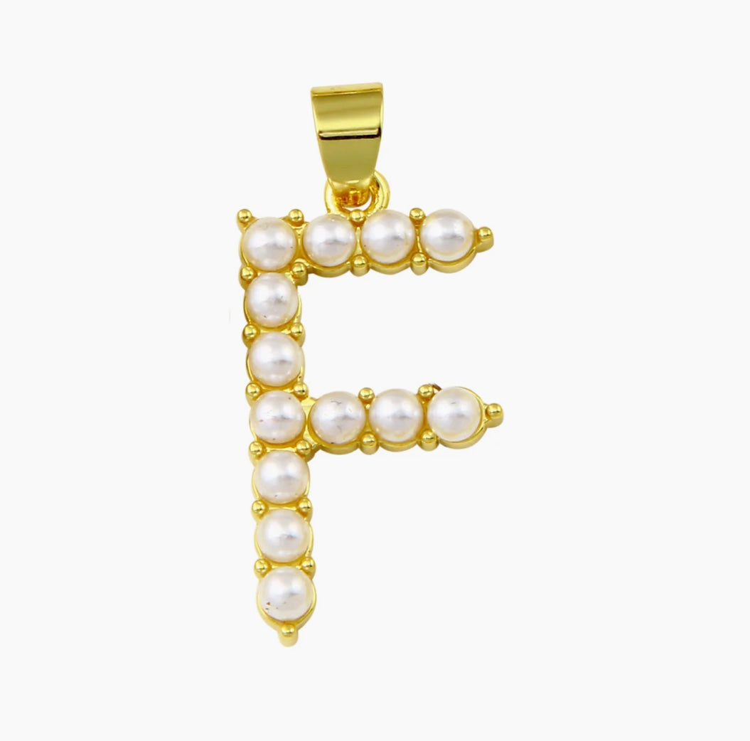 Large Pearl Initials