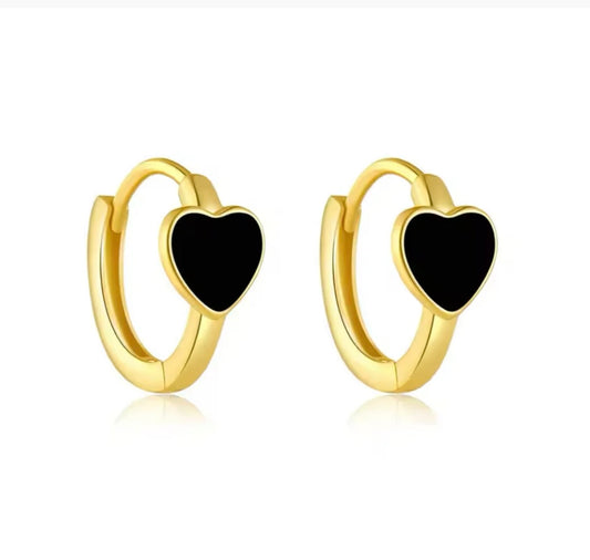 Petite Heart Huggies Black