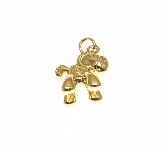 Gold Rocking Horse Charm