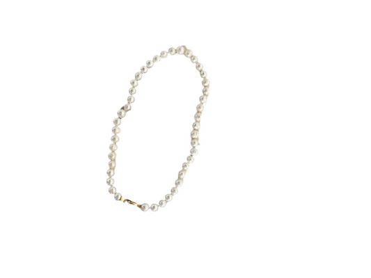 Hand Knotted Pearl Necklace