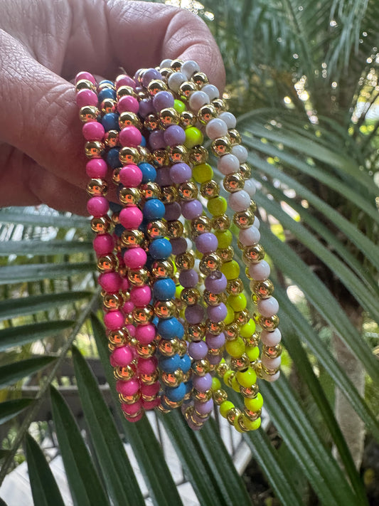 Colored Beaded Bracelets