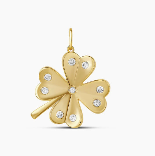 Ever So Special Gold Clover Pendant