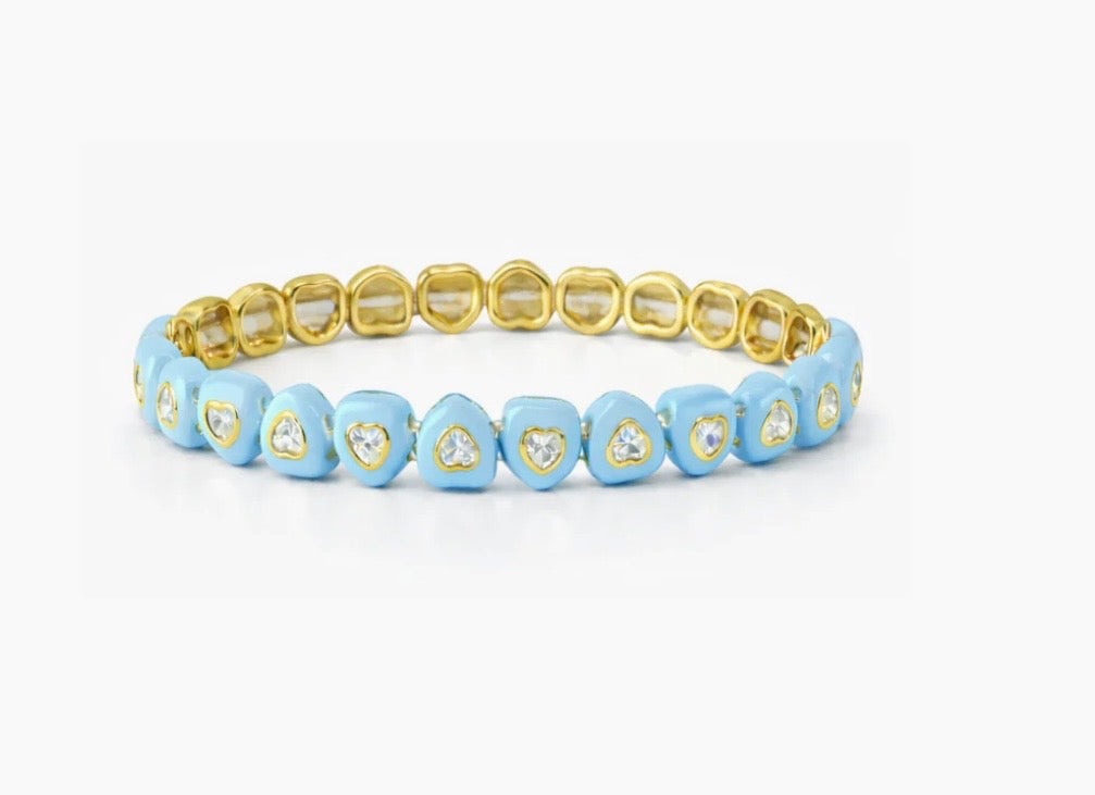 Candy Crush Stretch Heart Bracelets