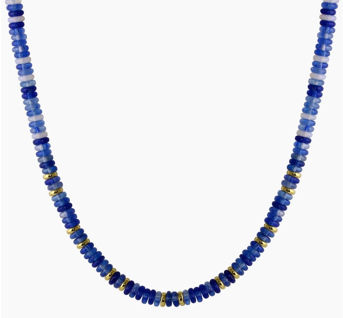 Rondelle Gemstone Necklace