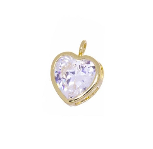 Crystal Heart Charm