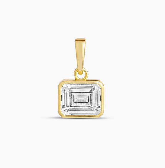 Emerald Cut Charm