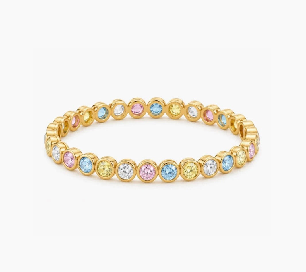 Pastel Glow Stretch Bracelet
