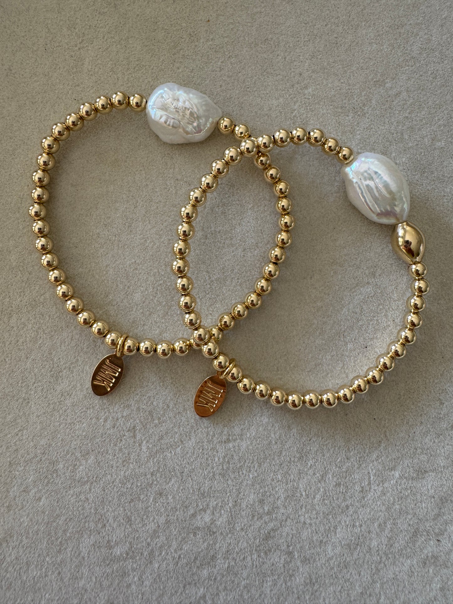 Baroque Pearl Beaded Bracelet