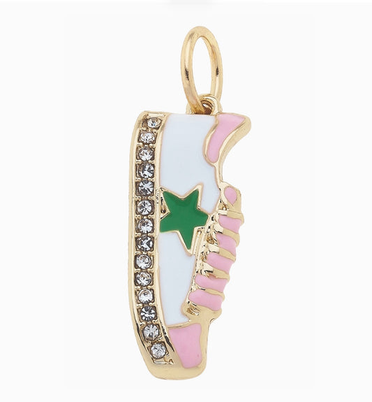 Sparkly Star Sneaker Charm