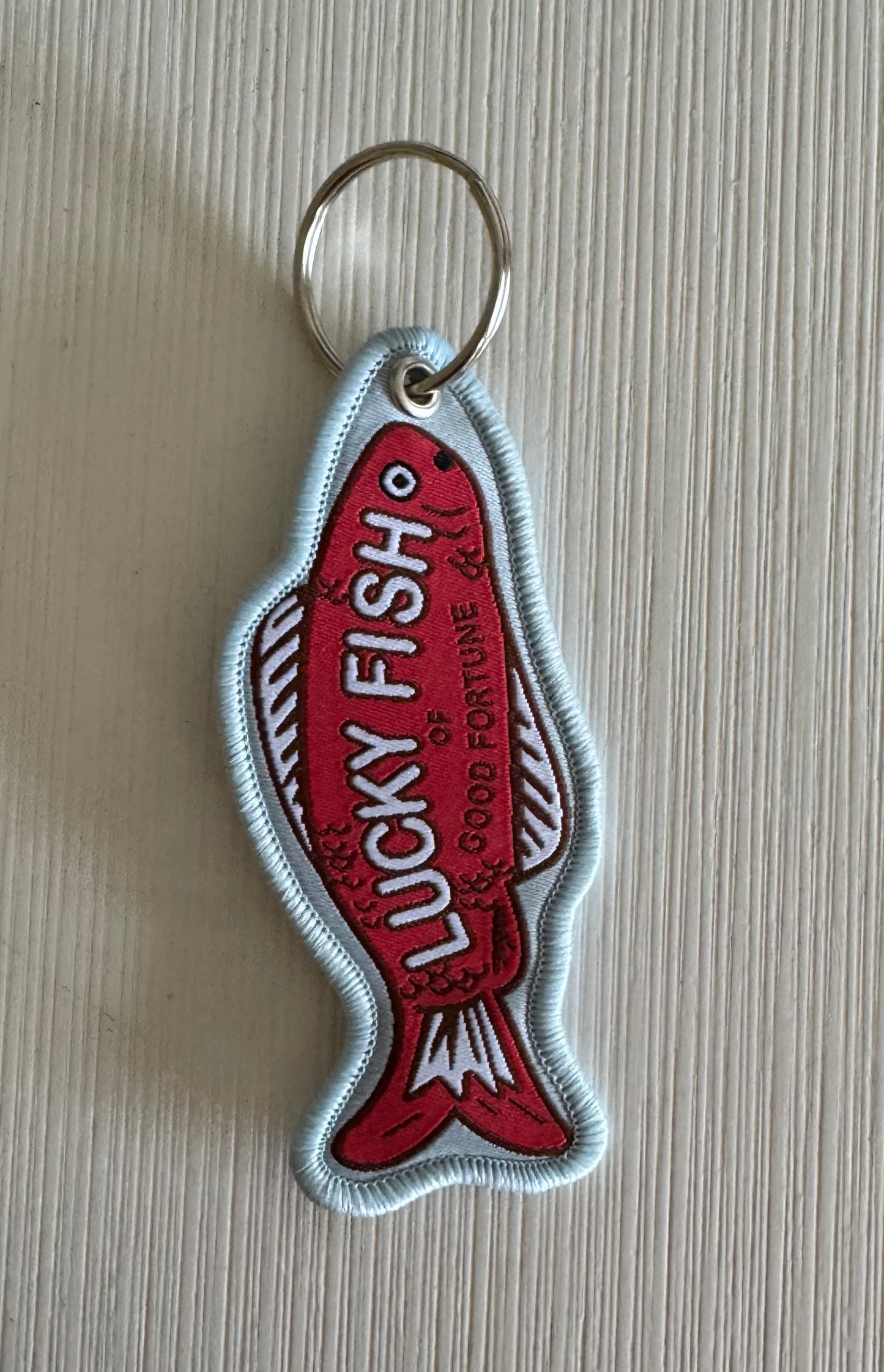 Lucky Fish Patch Bag Charm/Key Chain