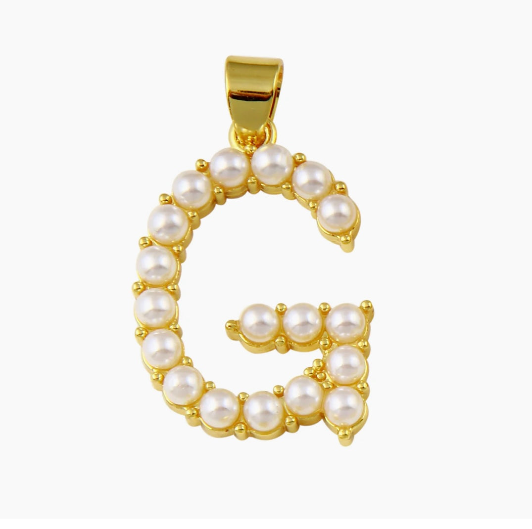 Large Pearl Initials