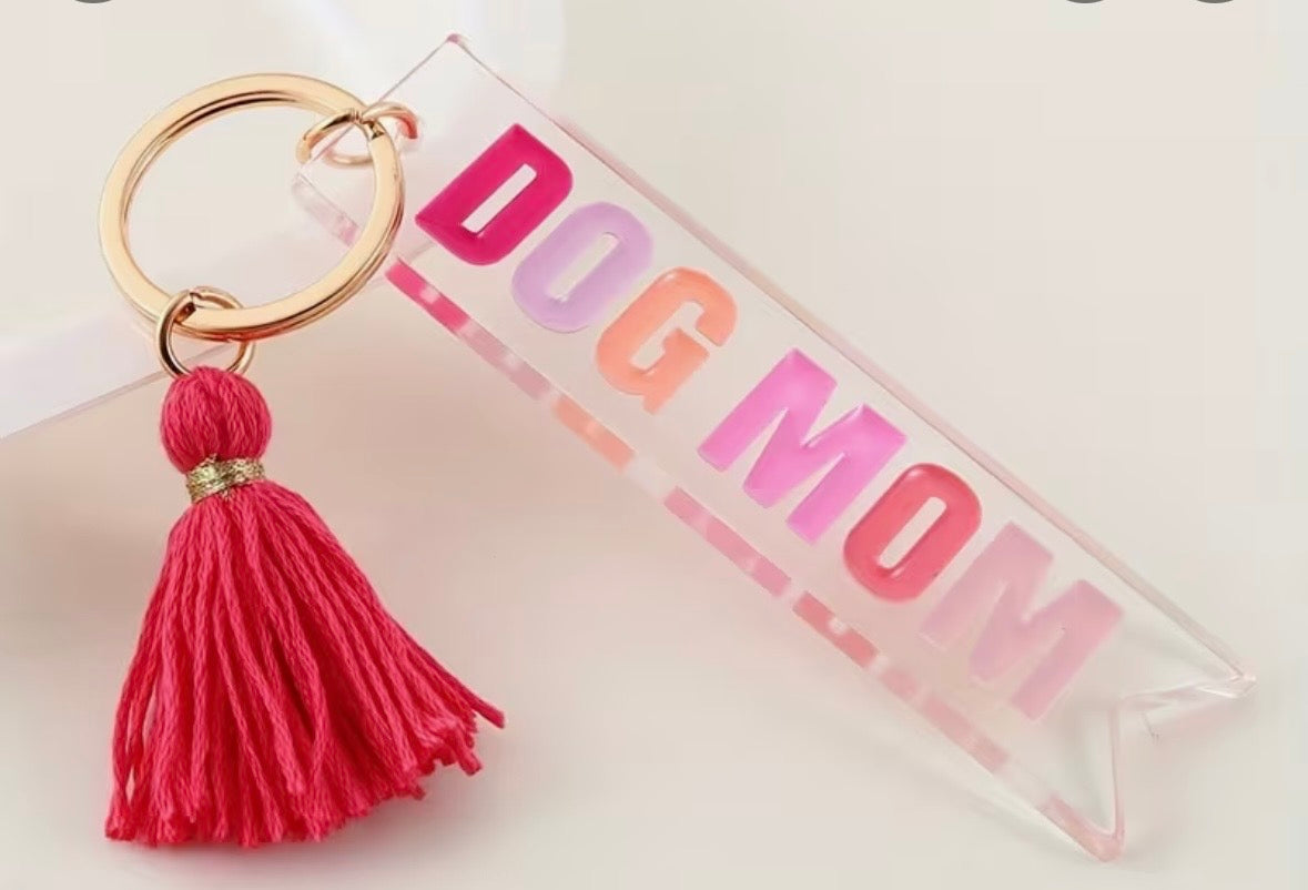 Dog Mom Keychain