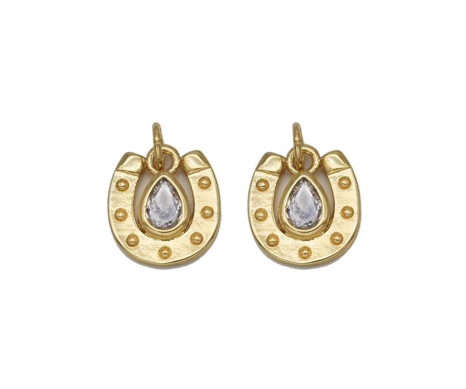 Teardrop Horseshoe Pendant
